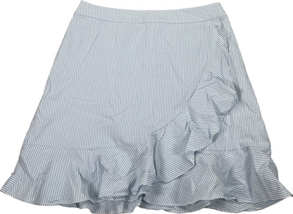 NEW Southern Tide Women’s Blue/White Stripe Seersucker Ruffle Skirt - 6