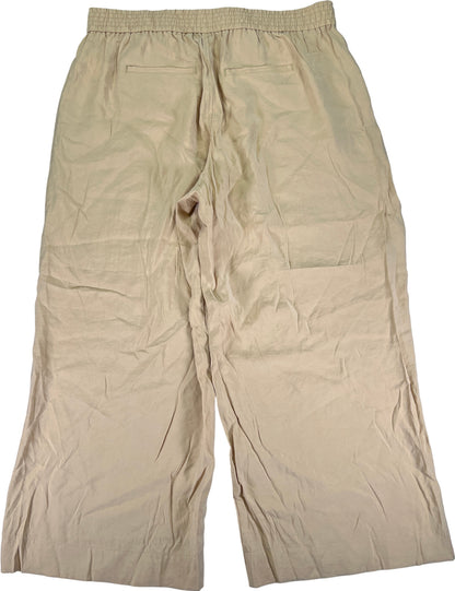 Madewell Women’s Beige Soft Drape Carley Wide Leg Pants - XXL Petite