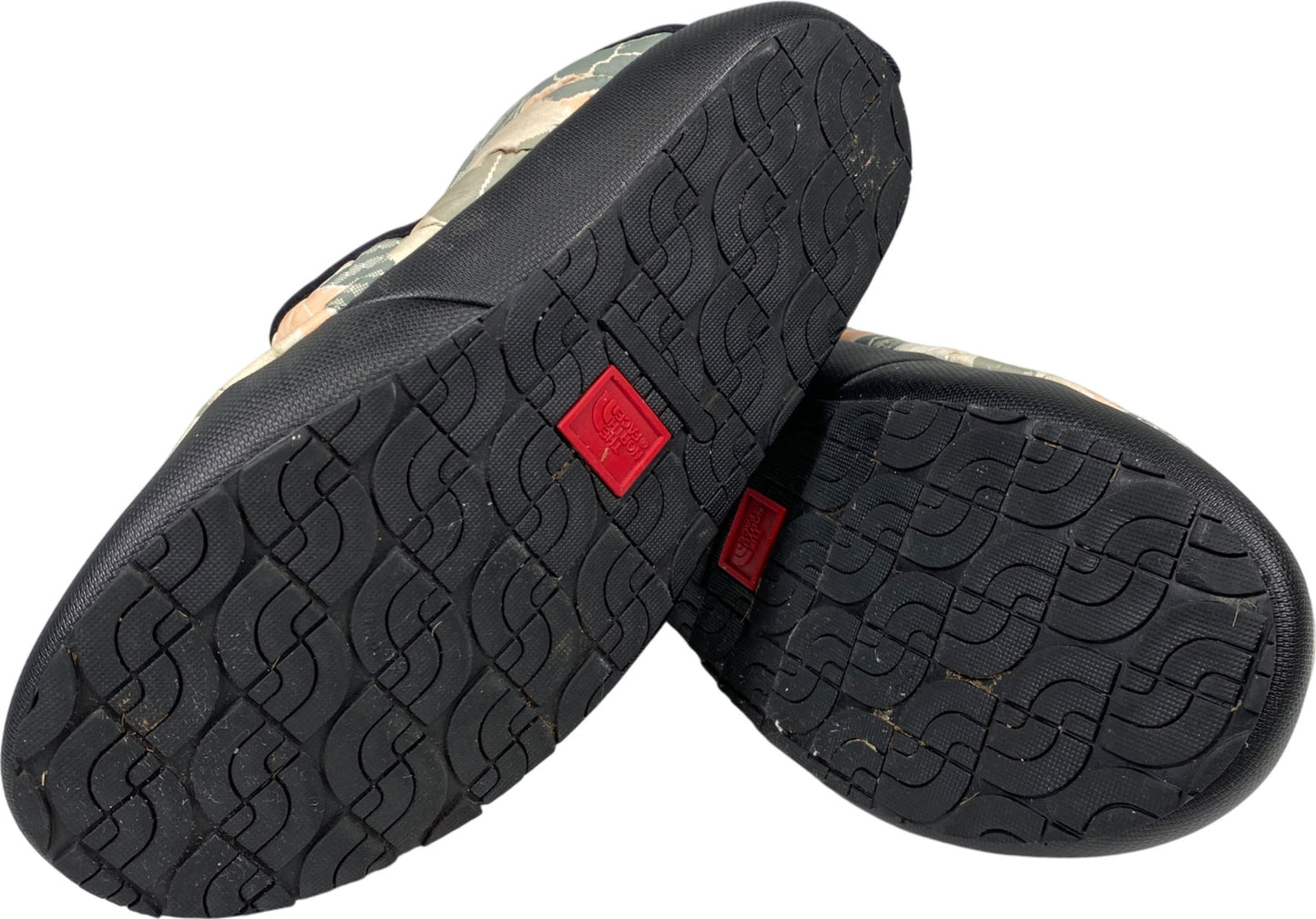 The North Face Men’s Beige/Pink Thermoball Puffer Ankle Booties - 12