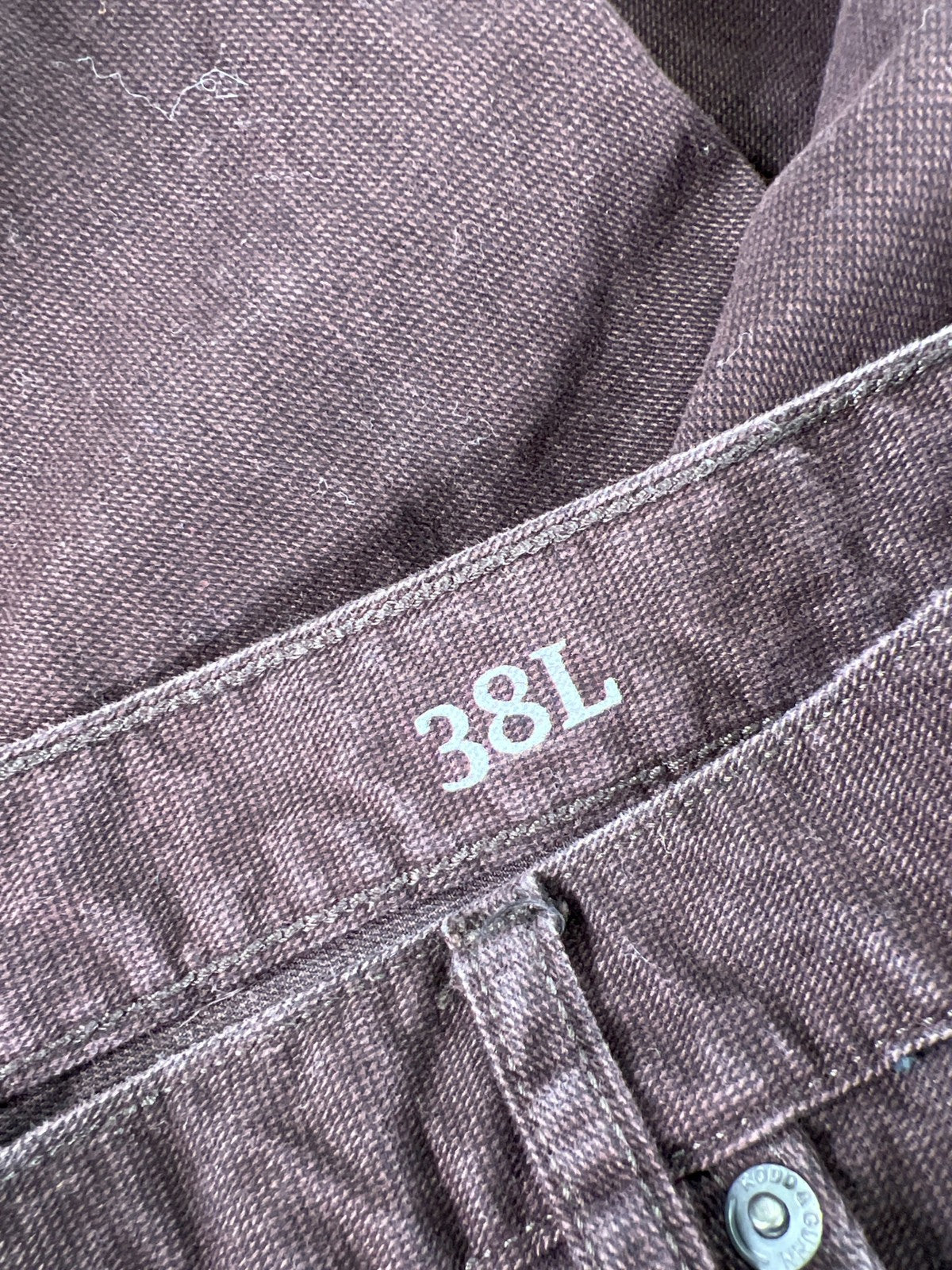 Rodd and Gunn Men’s Dark Purple Straight Leg Jeans - 38L