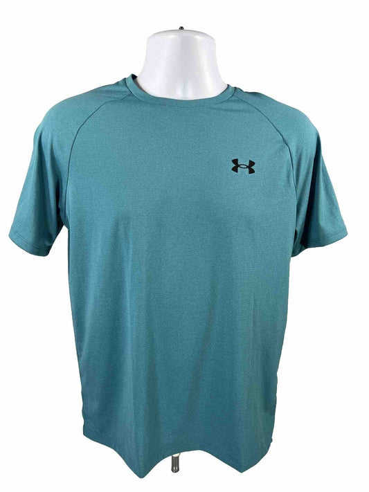 NEW Under Armour Men's Blue Short Sleeve Athletic Tech T-Shirt - S