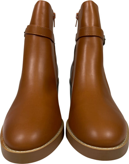 Ann Taylor LOFT Women’s Brown Side Zip Ankle Ridding Boots - 11