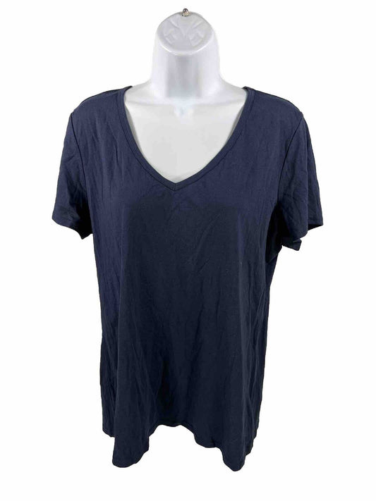 NEW Nautica Women's Navy Blue Short Sleeve Sleep T-Shirt - XL