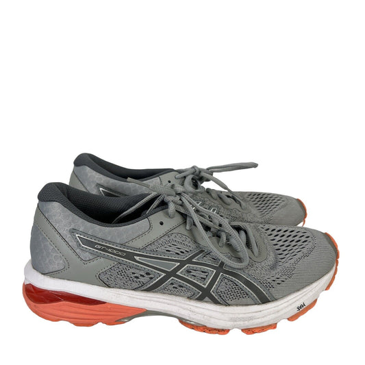 Asics Women's Gray GT - 1000 Duomax Lace Up Athletic Shoes - 9