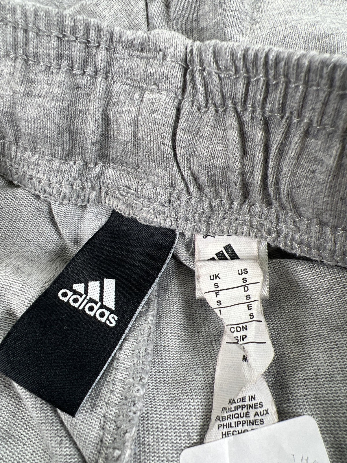 Adidas Men’s Gray Essentials Taped Jogger Sweatpants - S