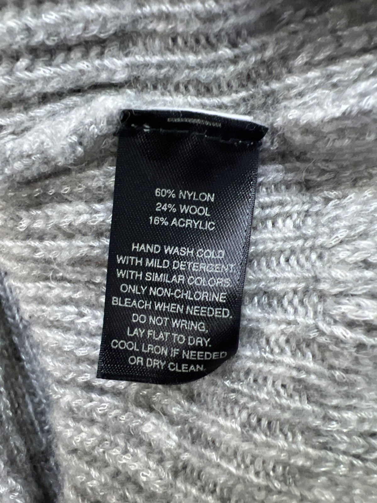 White House Black Market Womens Gray Wool Blend Hook Close Cardigan Sweater - XS