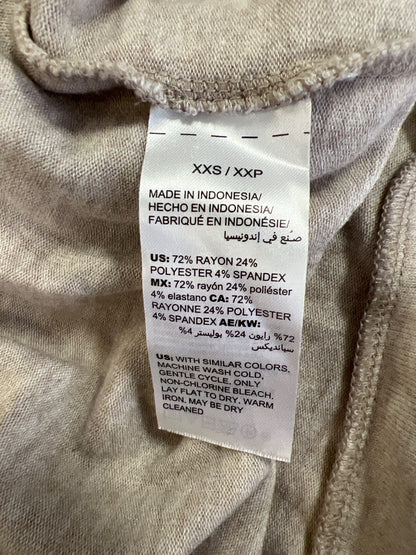 White House Black Market Women’s Beige Open Front Cardigan Sweater - XXS