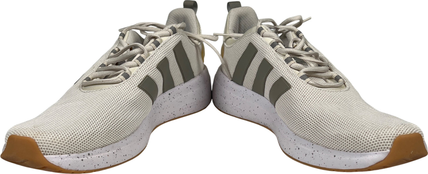 Adidas Men’s White/White Couldfoam Lace Up Athletic Shoes - 11