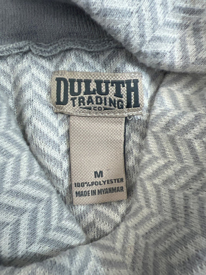 Duluth Trading Women’s Gray Long Sleeve Festive Mockneck Sweater - M