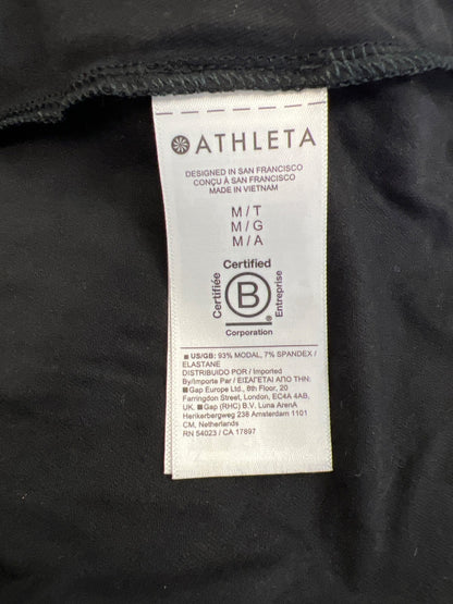 Athleta Women’s Black Santorini Thera. Sleeveless Dress - M Tall