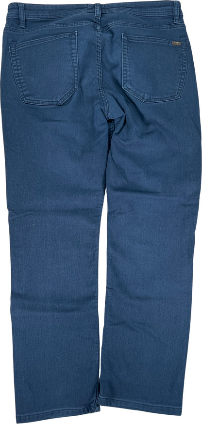 Jachs New York Men&#39;s Blue Dark Wash Stretch Straight Jeans - 36x30