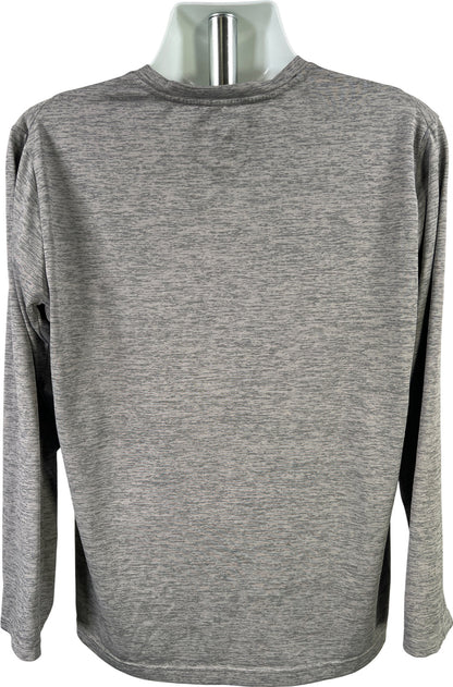 Nike Jordan Men’s Gray U of M Michigan Long Sleeve Athletic Shirt - L