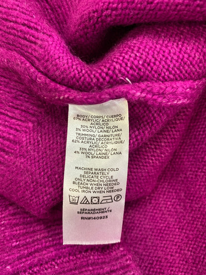 LOFT Women’s Purple Long Sleeve Plush Pullover Sweater - XXL