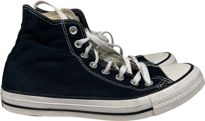 Converse Chuck Taylor Unisex Black Canvas High Top Sneakers - Women’s 8.5