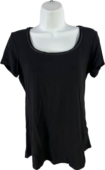 White House Black Market Women’s Black Short Sleeve T-Shirt - S