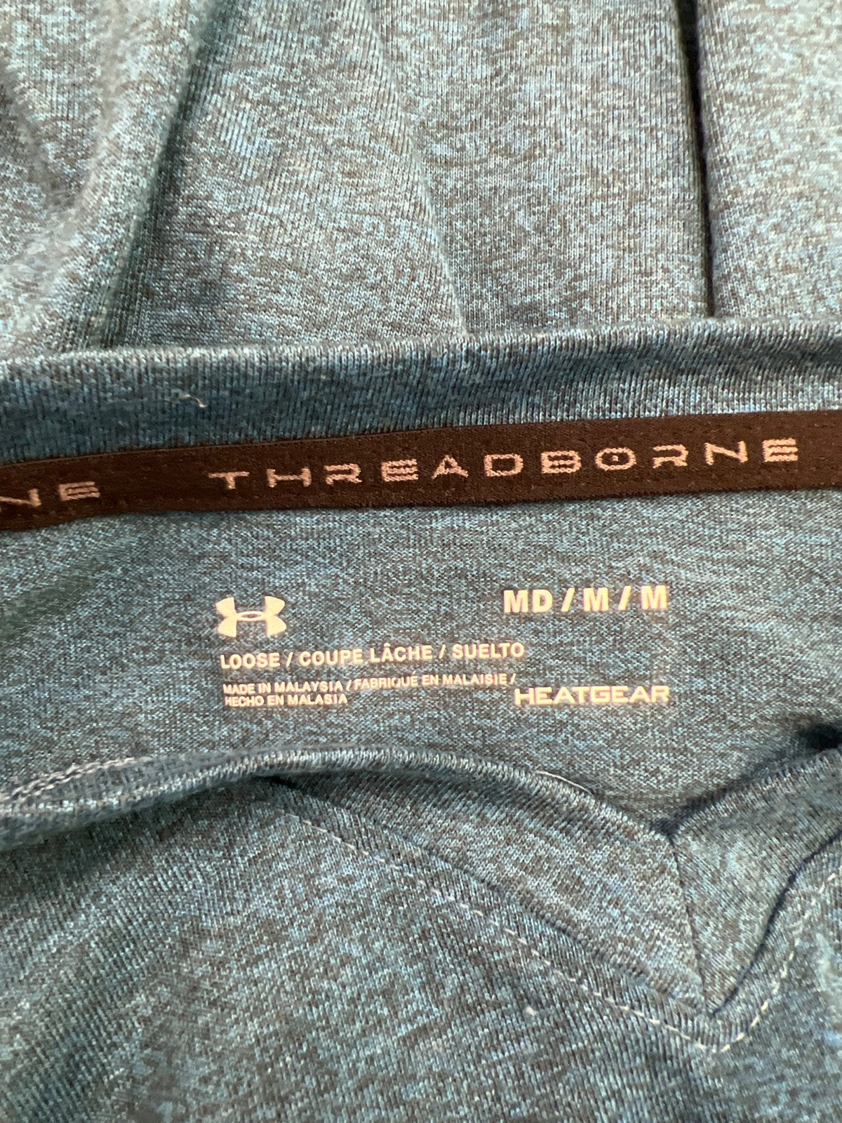 Under Armour Men’s Blue Threadborne Short Sleeve T-Shirt - M