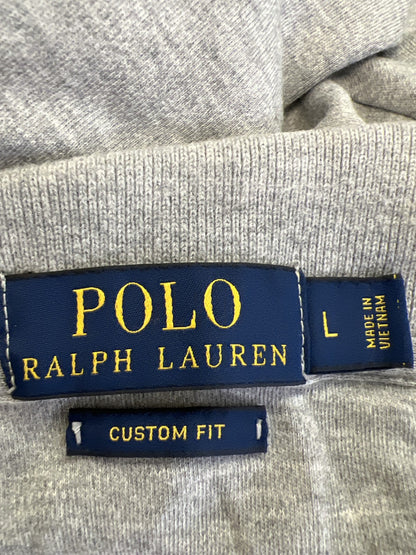 Polo Ralph Lauren Men’s Gray Short Sleeve Custom Fit Polo Shirt - L