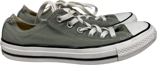 Converse Unisex Gray Canvas Low Top Sneakers - Women’s 8