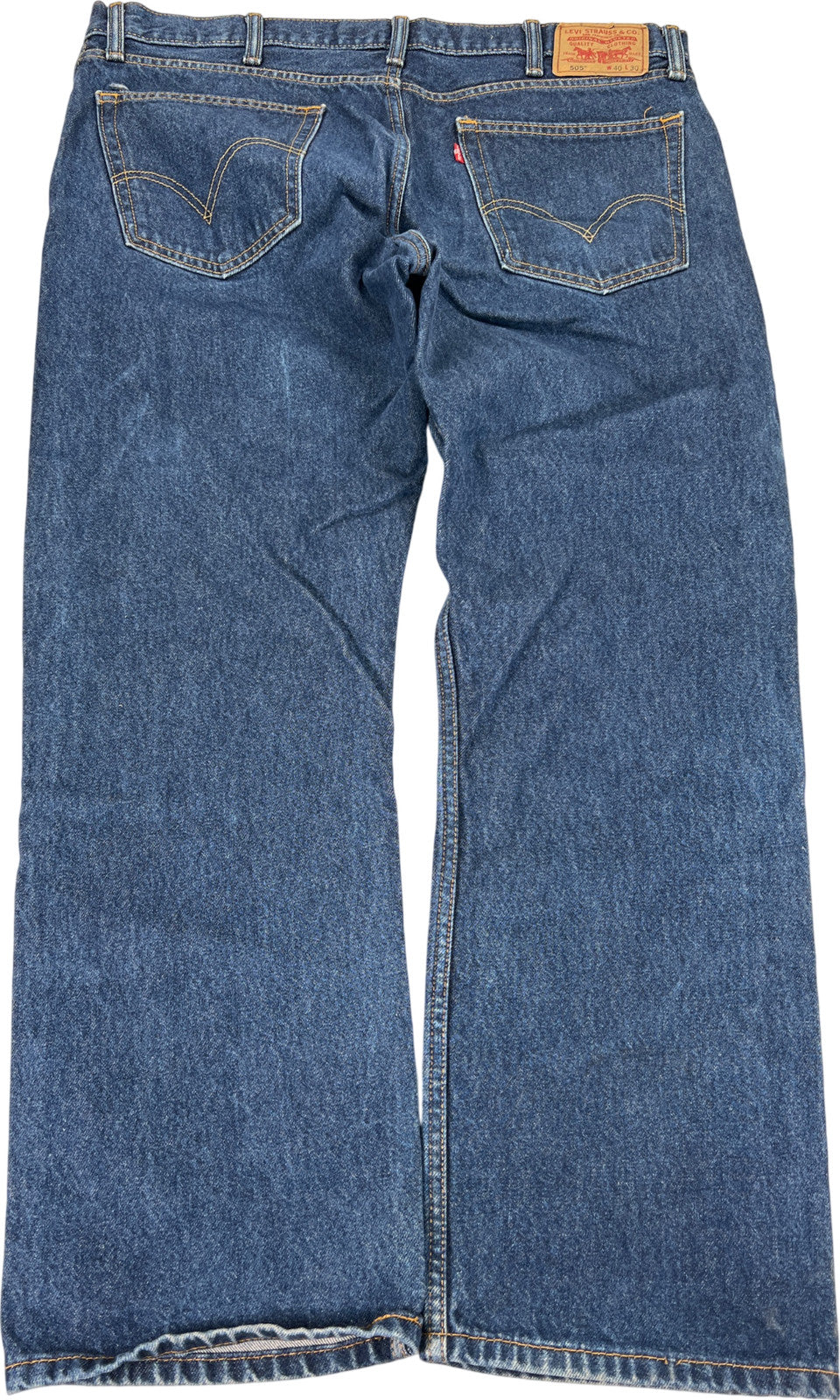 Levi’s Men’s Medium Wash 505 Straight Denim Jeans - 40x30