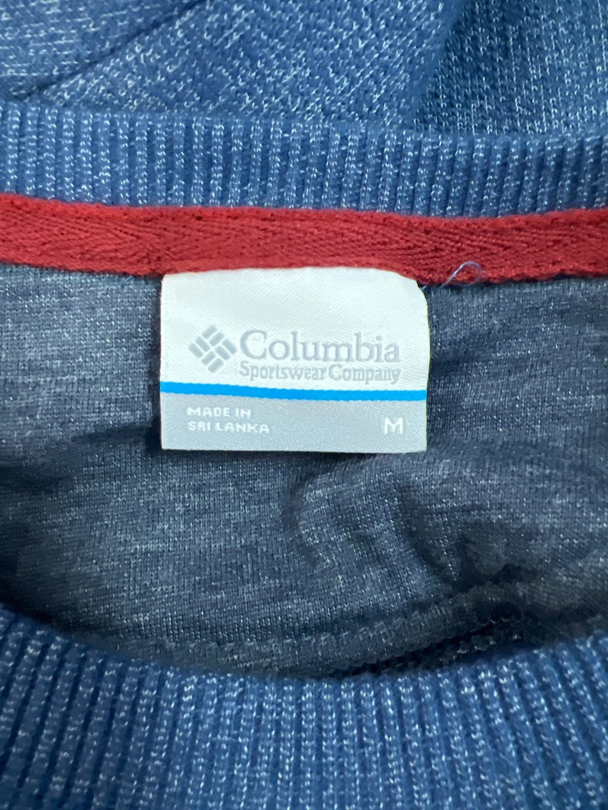 Columbia Men’s Blue Fleece Lined Crewneck Sweatshirt - M