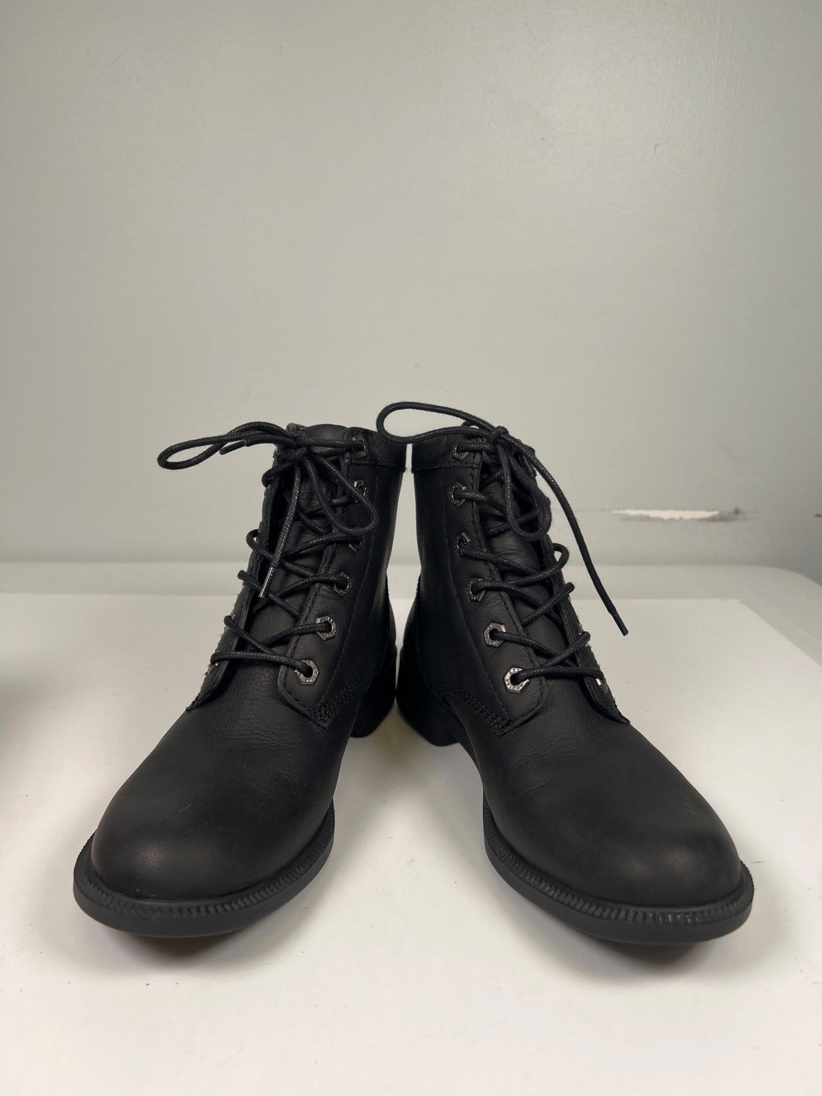 Kodiak Women’s Black Leather Original Waterproof Lace Up Combat Boots - 7.5