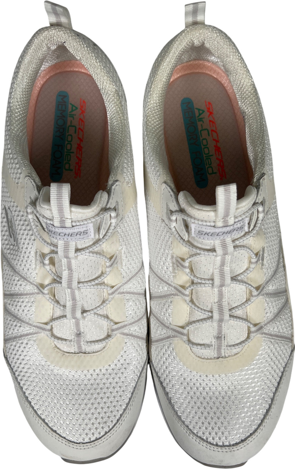 Skechers Women’s White Gratis Memory Foam Slip On Sport Sneakers - 11