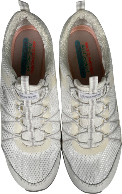 Skechers Women’s White Gratis Memory Foam Slip On Sport Sneakers - 11