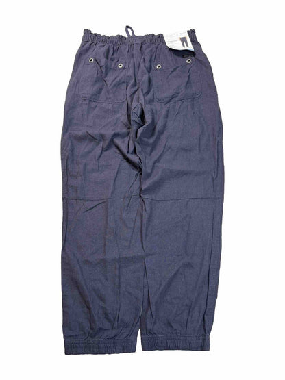 NEW Social Standard Women's Blue Linen Blend Solstice Pants - L