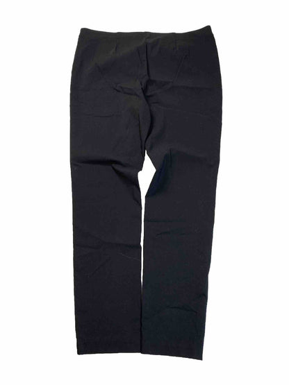Michael Kors Women's Black Pull On Straight Leg Dress Pants - XL