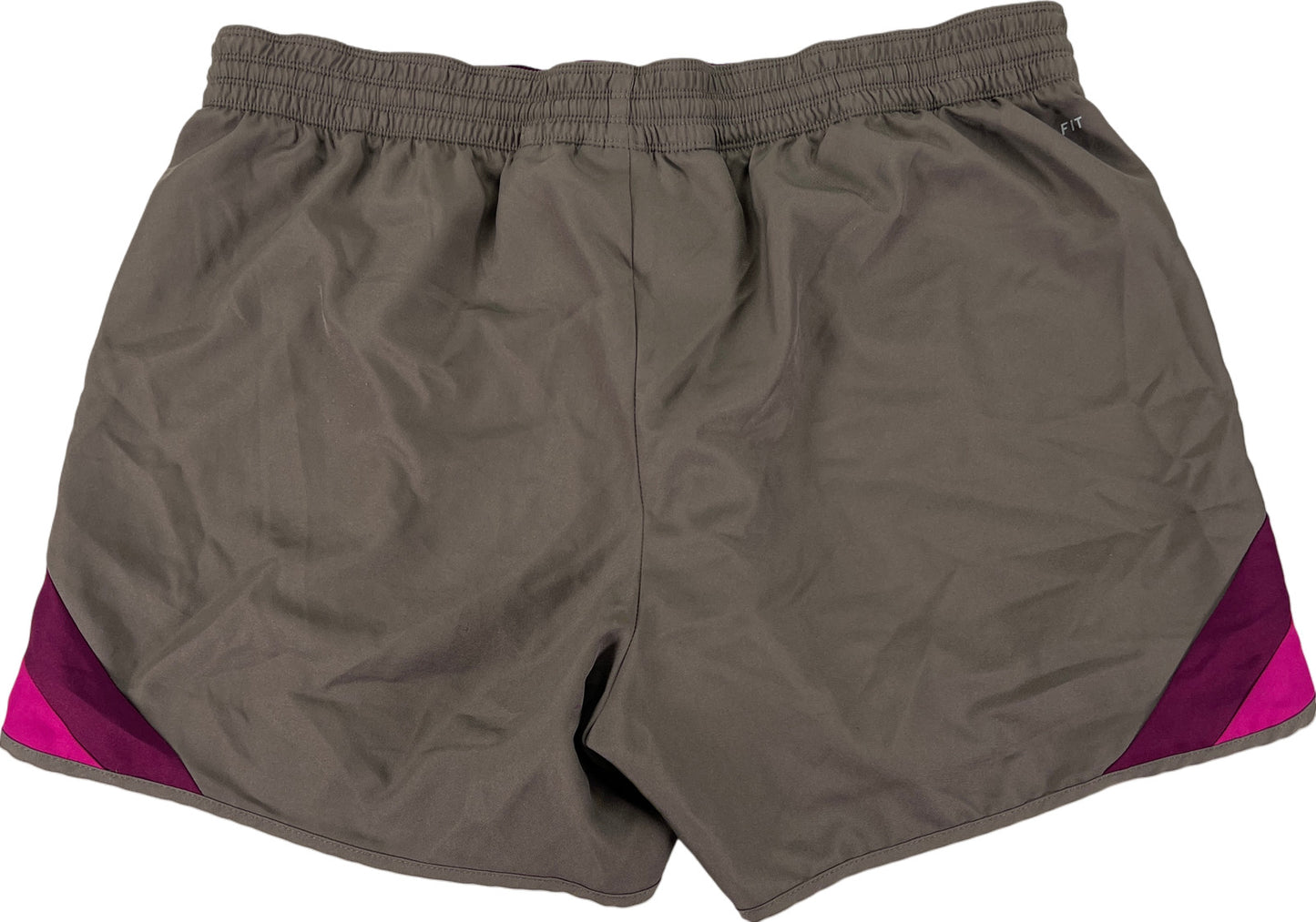 Nike Women’s Brown Unlined Dri-Fit Running Shorts - L