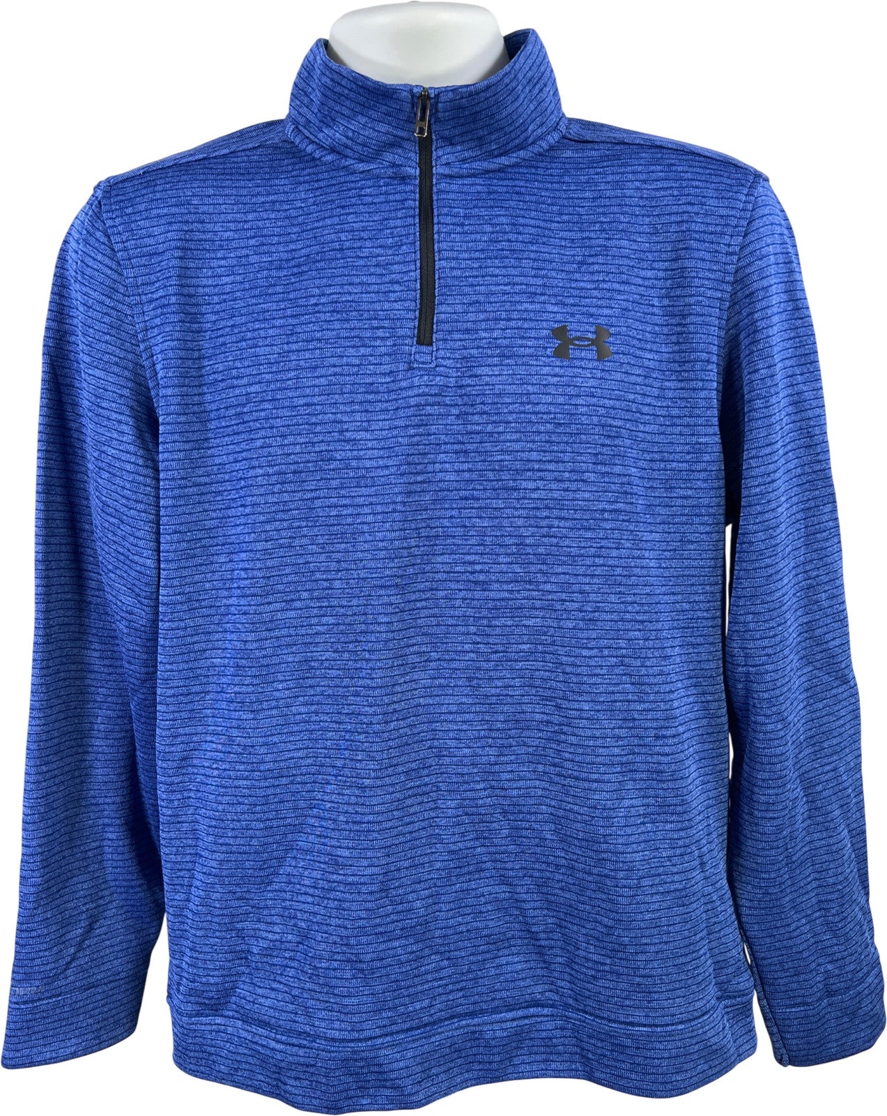 Under Armour Men’s Blue 1/4 Zip Long Sleeve Storm Golf Pullover Sweatshirt - M