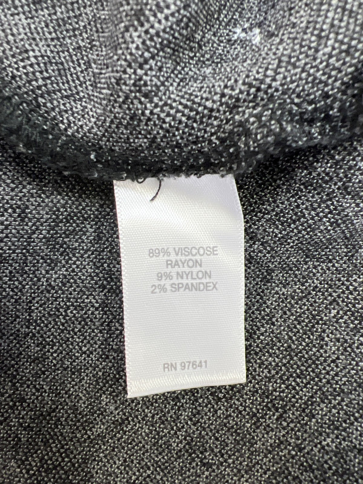 J.Jill Women’s Black/Gray Ponte Long Sleeve Crew Neck Shirt - M