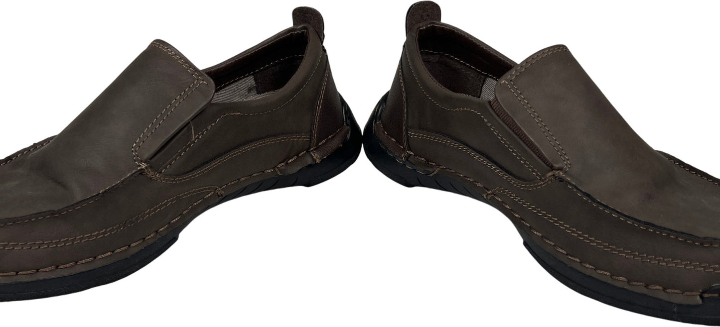 Izod Men’s Gray Memory Foam Thomas Slip On Walking Loafers - 9