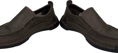 Izod Men’s Gray Memory Foam Thomas Slip On Walking Loafers - 9