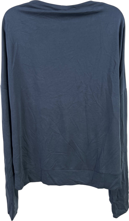 Fabletics Women’s Blue Loose Fit Betty Pullover Shirt - XXL