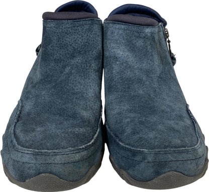 Skechers Women’s Blue Bikers Zappiest Suede Zip Ankle Boots - 8 Wide