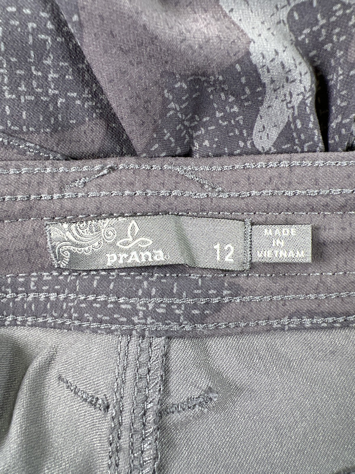 PaAna Women’s Gray Camoflauge Oliva Hiking Shorts - 12