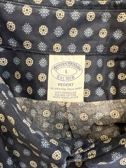 Brooks Brothers Men’s Blue Regent Button Up Shirt - L