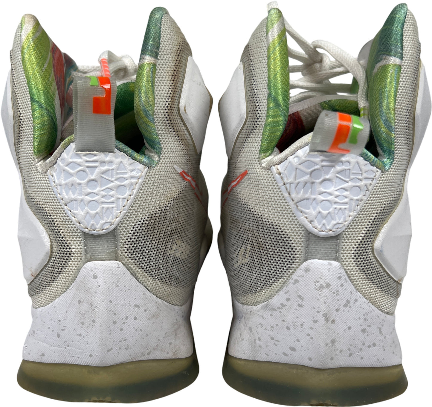 Nike LeBron James Men’s White Easter Lace Up Basketball Shoes - 8