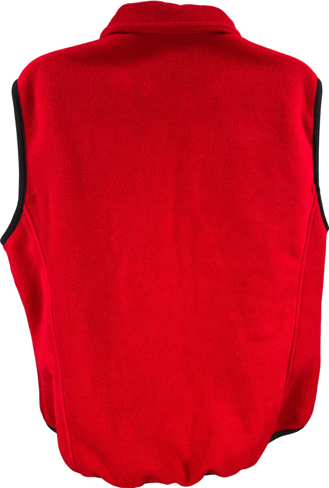 Woolrich Women’s Red Sleeveless Fleece Full Zip Vest - L