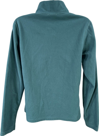 The North Face Womens Blue Long Sleeve Fleece TKA 100 1/4 Zip Pullover Shirt - M