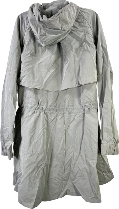 Lululemon Women’s Gray Silver Drop Pack and Glyde Water Resistant Jacket - 10