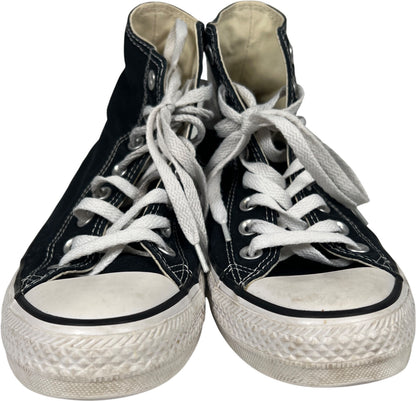 Converse Chuck Taylor Unisex Black Canvas High Top Sneakers - Women’s 8.5