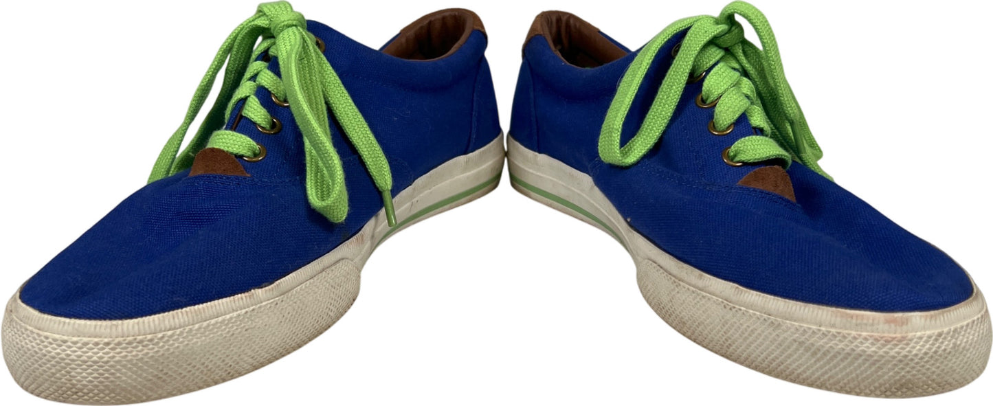 Polo Ralph Lauren Men’s Blue Canvas Vaughn Low Top Sneakers - 10.5D