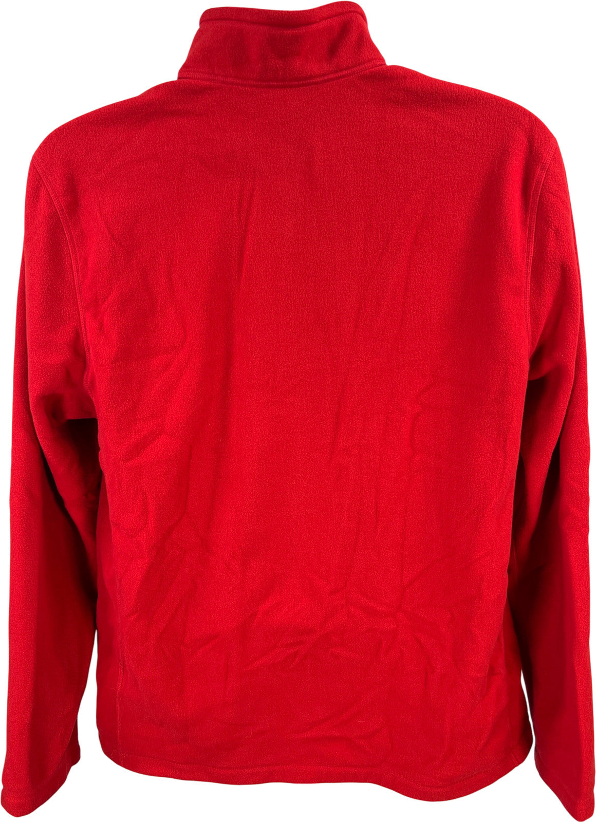 The North Face Men’s Red 1/4 Zip Long Sleeve Pullover Fleece Jacket - L