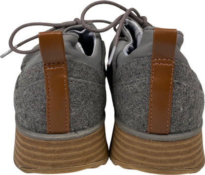 Dr. Scholls Women’s Gray Texture Lace Up Walking Shoes - 8