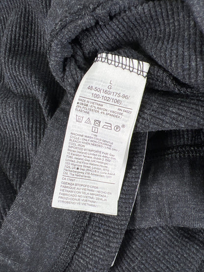 Banana Republic Women’s Black Waffle Knit Pajama Lounge Pants - L