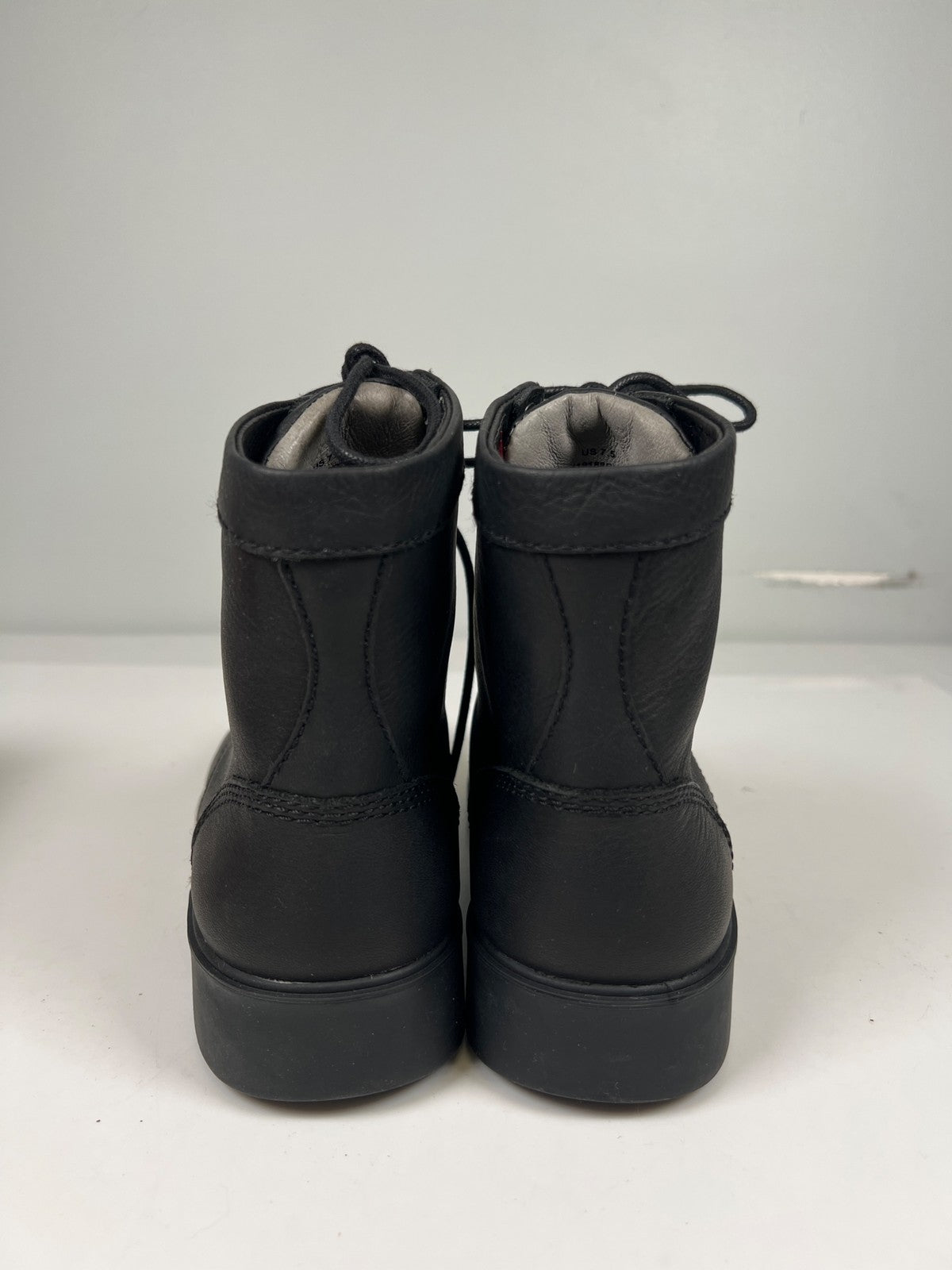 Kodiak Women’s Black Leather Original Waterproof Lace Up Combat Boots - 7.5