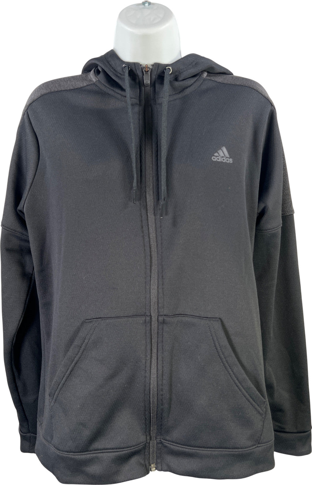 Adidas Women’s Black Fleece Lined Full Zip Sweatshirt - M