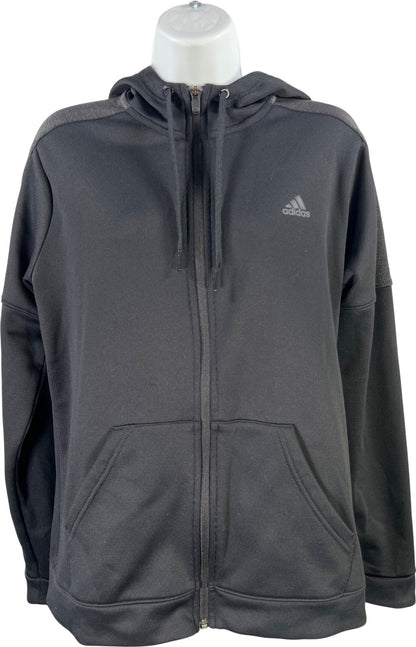 Adidas Women’s Black Fleece Lined Full Zip Sweatshirt - M